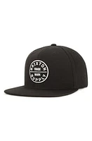 Brixton Oath III Snapback Baseball Cap in Black at Nordstrom