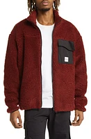 CAT WWR Teddy High Pile Fleece Jacket at Nordstrom,