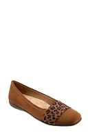 Trotters Samantha Flat Chestnut Leather at Nordstrom,