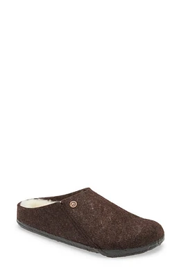 Birkenstock Zermatt Genuine Shearling Lined Slipper Brown at Nordstrom,