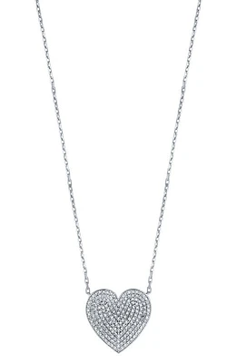 Bony Levy Pavé Diamond Heart Pendant Necklace in 18K Gold at Nordstrom