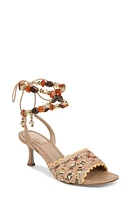 Sam Edelman Pamela Ankle Strap Sandal Dark Natural/Buff Tan at Nordstrom,