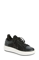 Stuart Weitzman 5050 Pro Sneaker Black Knit at