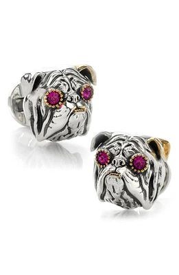 Cufflinks, Inc. Embellished English Bulldog Cuff Links in Silver at Nordstrom