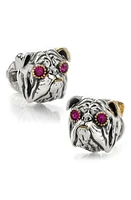 Cufflinks, Inc. Embellished English Bulldog Cuff Links in Silver at Nordstrom