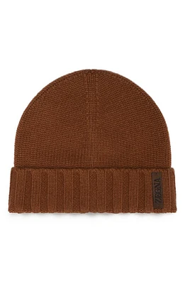 ZEGNA Oasi Cashmere Beanie in Vicuna at Nordstrom