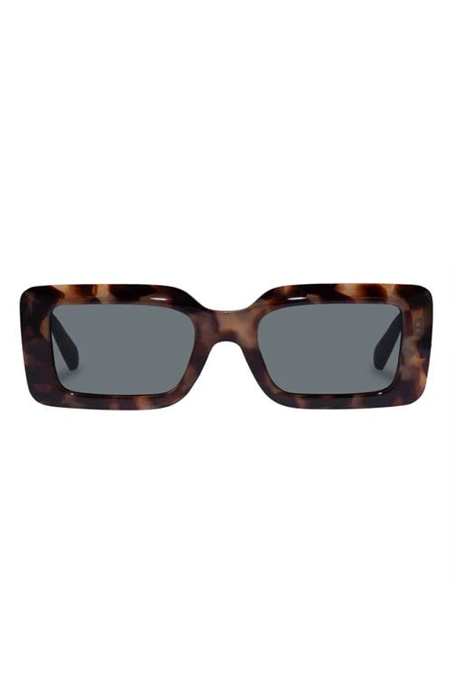 AIRE Parallax 50mm Rectangular Sunglasses in Dark Tort at Nordstrom