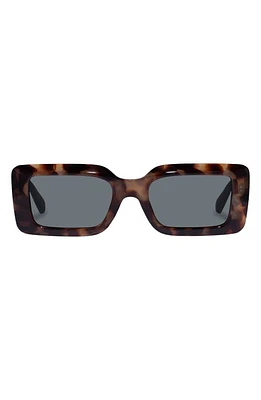 AIRE Parallax 50mm Rectangular Sunglasses in Dark Tort at Nordstrom