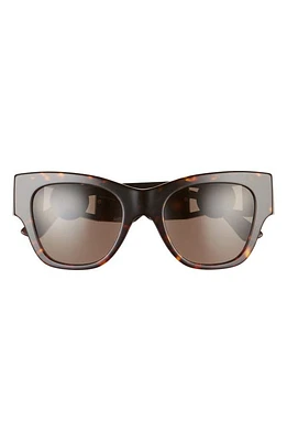 Versace 52mm Cat Eye Sunglasses- in Havana/brown at Nordstrom