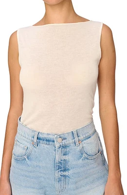 DL1961 Sleeveless Sweater Cream (Knit) at Nordstrom,