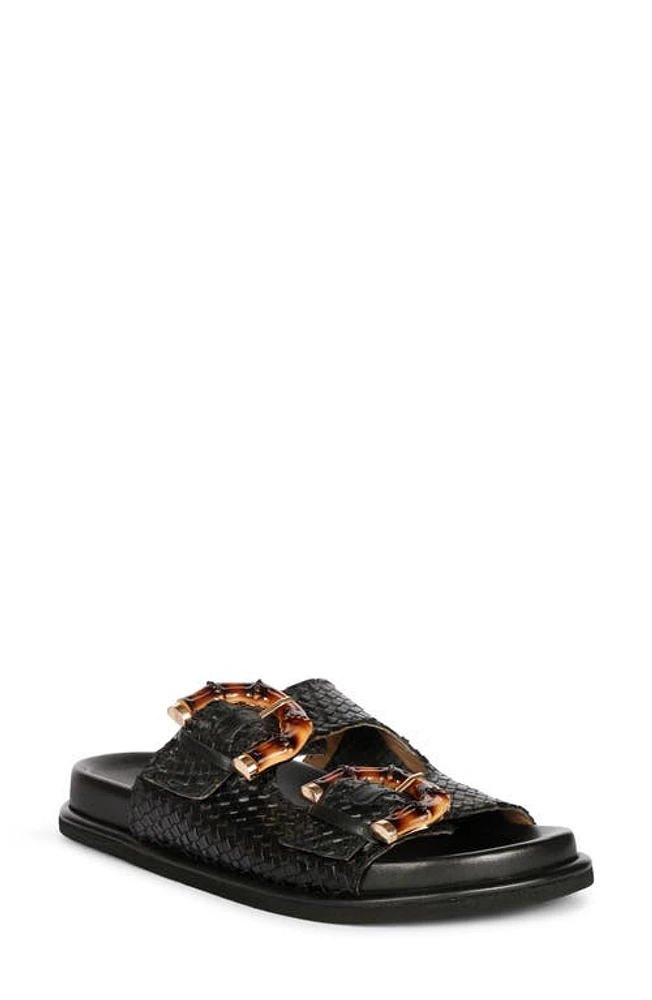 SAINT G Venice Woven Slide Sandal at Nordstrom,