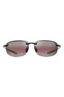 Maui Jim Ho'okipa 63mm PolarizedPlus2 Rectangular Sunglasses in Tortoise at Nordstrom