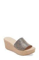 Chocolat Blu Yvon Espadrille Platform Sandal Combo Raffia at Nordstrom,