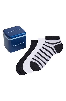 Falke Assorted 3-Pack No-Show Happy Socks Gift Box White at Nordstrom,