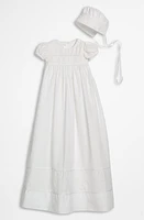 Little Things Mean a Lot Gown & Bonnet White at Nordstrom,