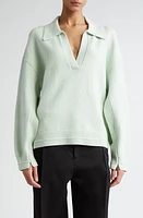 Maria McManus Recycled Cashmere & Organic Cotton Sweater Seaglass at Nordstrom,