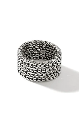 John Hardy Classic Chain Band Ring in Silver at Nordstrom