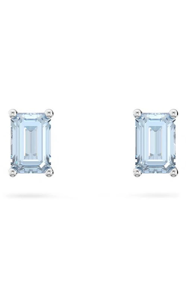 Swarovski Stilla Stud Earrings in Blue at Nordstrom