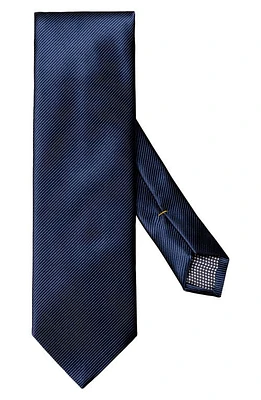 Eton Solid Navy Silk Twill Tie at Nordstrom