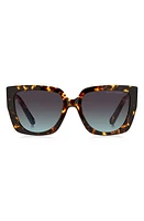 Marc Jacobs 54mm Square Sunglasses in Havana/Brown Blue at Nordstrom