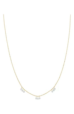 Bony Levy Floating Diamond Necklace in 18K Yellow Gold at Nordstrom