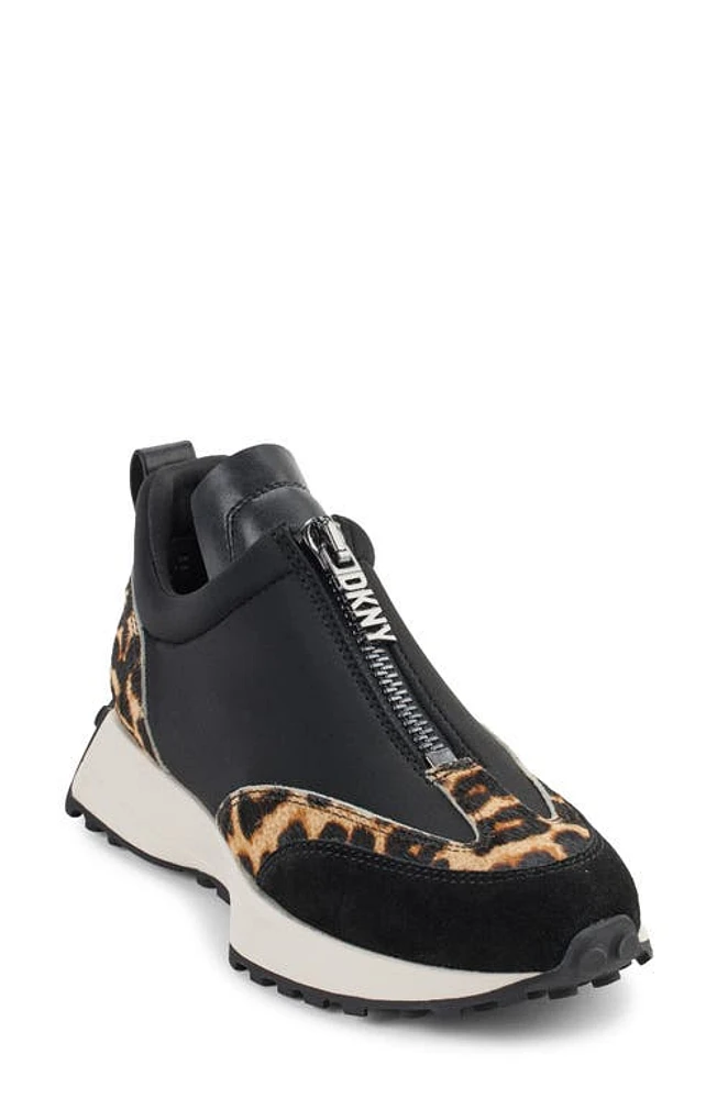 DKNY Noah Sneaker Blk/Leopard at Nordstrom,