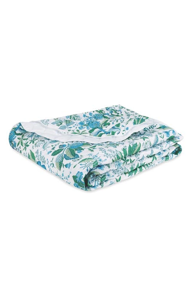 Matouk Pomegranate Quilt in Sea at Nordstrom