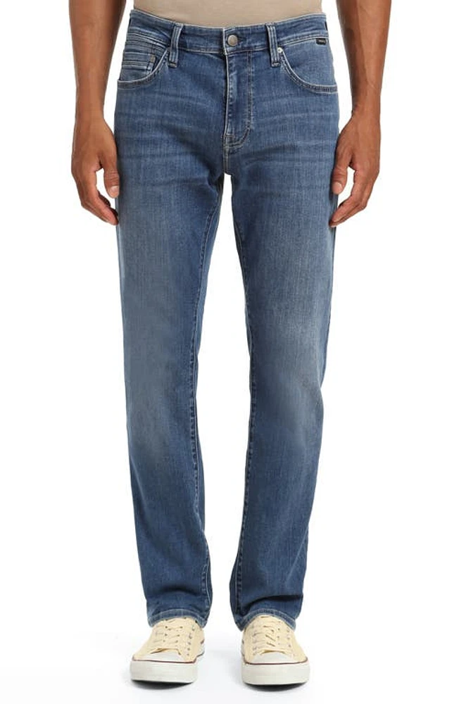 Mavi Jeans Zach Straight Leg Mid Ind Brushed Williamsburg at Nordstrom, X