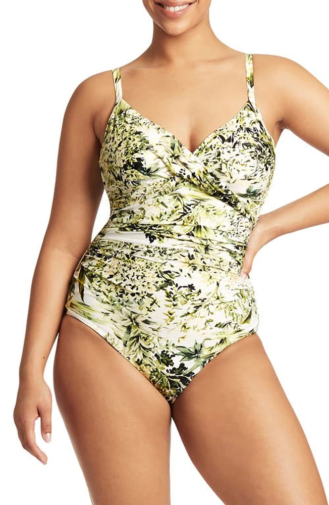 Sea Level Twist Front DD- & E-Cup Underwire One-Piece Swimsuit White at Nordstrom, Us