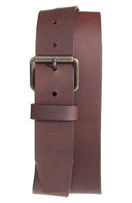 Shinola Rambler Leather Belt Dark Brown at Nordstrom,