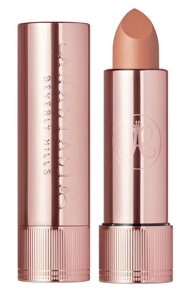 Anastasia Beverly Hills Satin Velvet Lipstick in Honey Taupe at Nordstrom