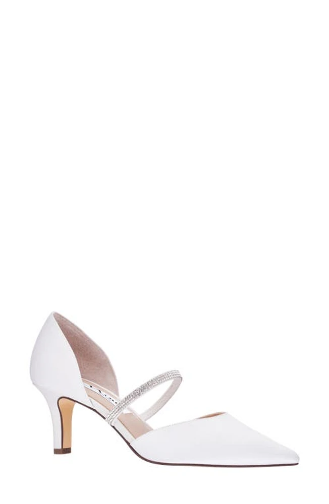 Nina Brystol d'Orsay Pointed Toe Pump Ivory at Nordstrom,