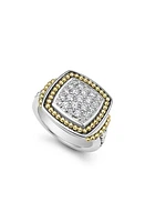 LAGOS Rittenhouse Diamond Pavé Ring in Silver at Nordstrom, Size 7