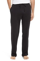 Daniel Buchler Men's Pima Cotton Pajama Pants Black at Nordstrom,