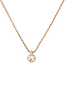 Ted Baker London Sininaa Crystal Pendant Necklace in Gold Tone Clear Crystal at Nordstrom