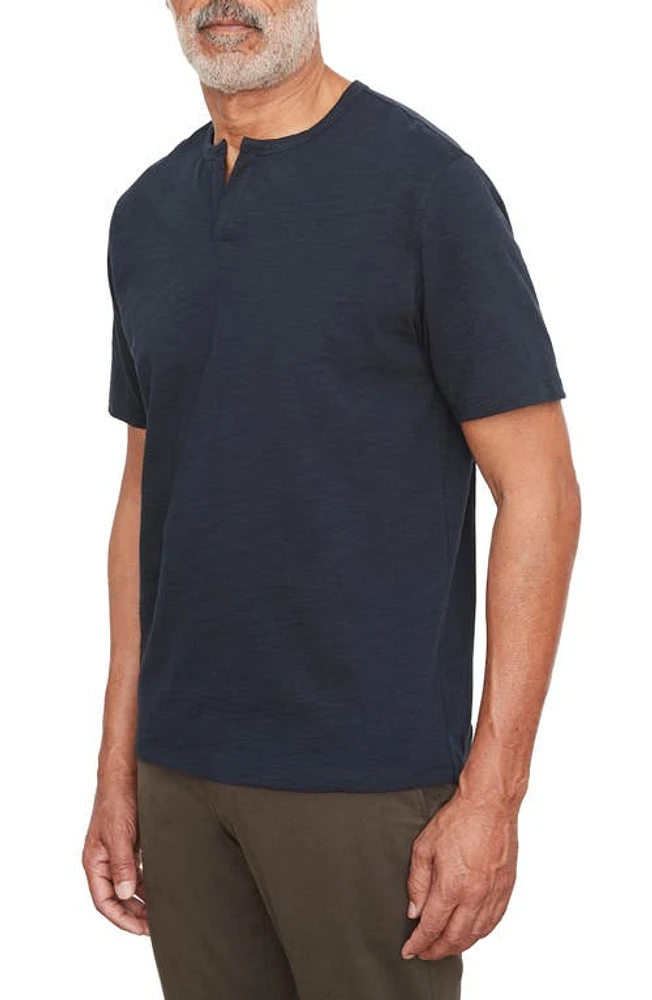 Vince Slub Split Neck T-Shirt at Nordstrom,