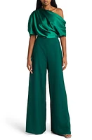 Amsale One-Shoulder Wide Leg Jumpsuit at Nordstrom,