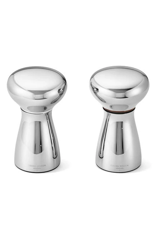 Georg Jensen Alfredo Salt & Pepper Mill Set in Silver at Nordstrom