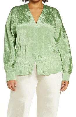 Vince Double V-Neck Blouse at Nordstrom,