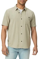 PAIGE Wilmer Short Sleeve Button-Up Shirt Seaboard at Nordstrom,