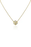 Mindi Mond Clarity Dimensional Diamond Pendant Necklace in Yellow Gold/Diamond at Nordstrom