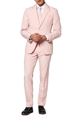 OppoSuits Blush Solid Two-Piece Suit with Tie Pink at Nordstrom,