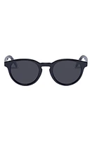 Le Specs Trashy Round Sunglasses in Black at Nordstrom