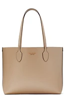 Kate Spade New York large bleecker leather tote in Timeless Taupe at Nordstrom