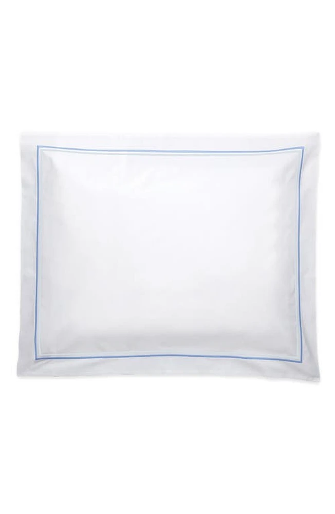 Matouk Essex Cotton Percale Sham in Azure at Nordstrom