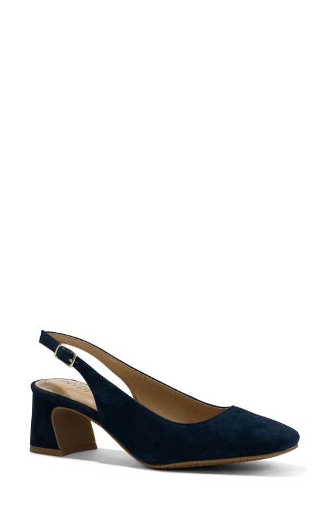 NYDJ Faelynn Slingback Pump Blue at Nordstrom,