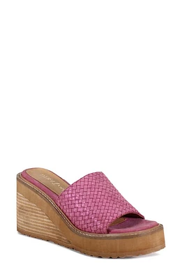 Diba True Stare Down Platform Wedge Sandal Pink at Nordstrom,