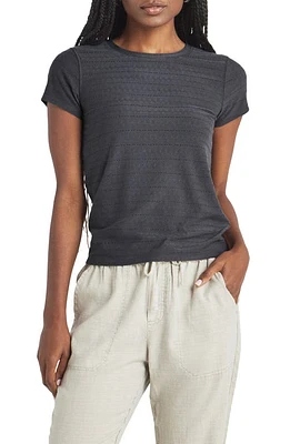 Splendid Palmer Pointelle Stripe T-Shirt at Nordstrom,