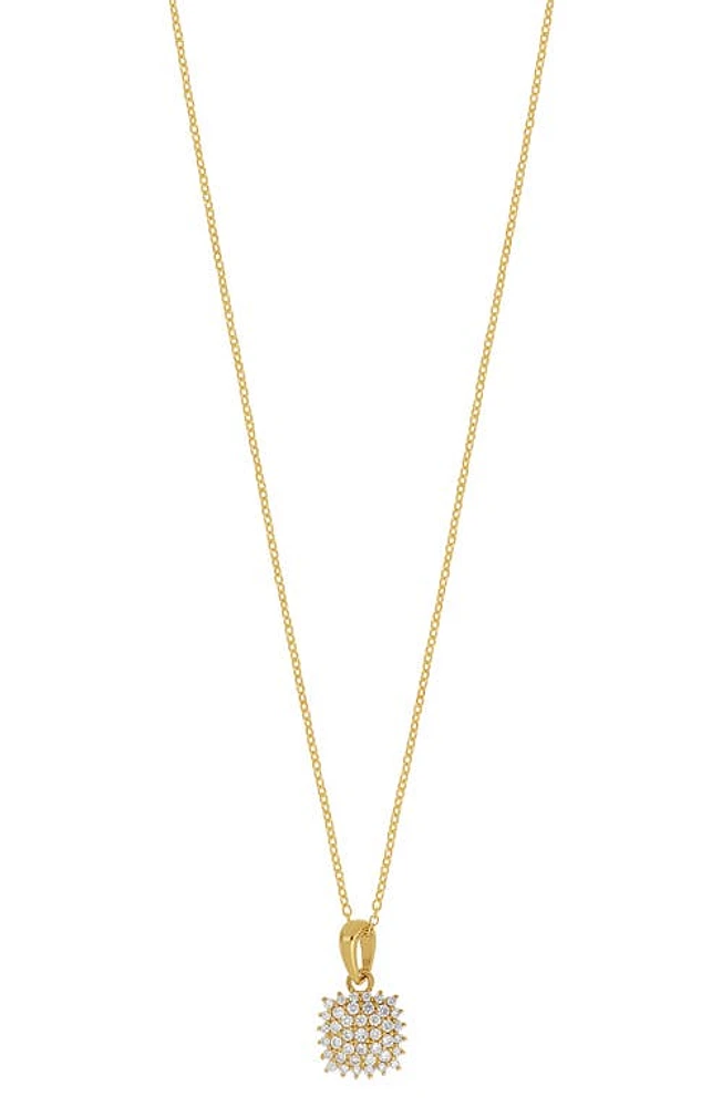 Bony Levy Mika Diamond Square Pendant Necklace in 18K Yellow Gold at Nordstrom