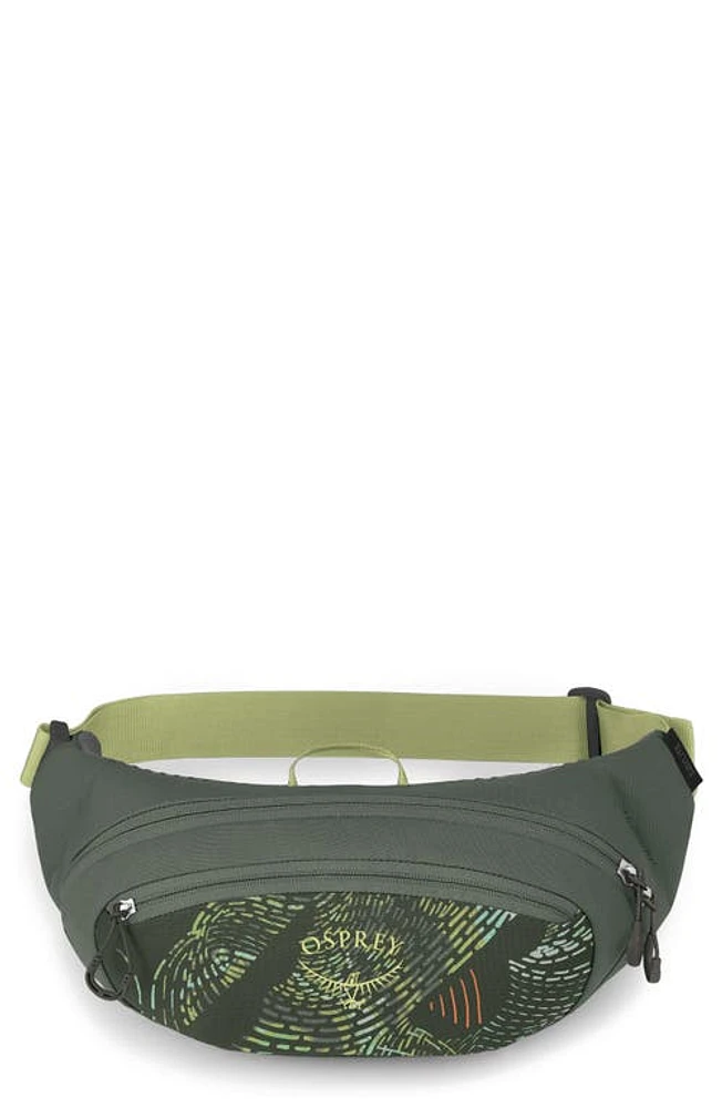 Osprey Daylite Waist Pack in Rattan Print/Rocky Brook at Nordstrom